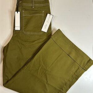 Magritta Olive Wide Leg Pants